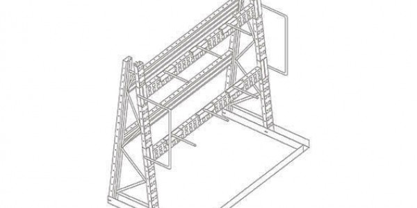 RASTRELLIERA MONOFRONTE