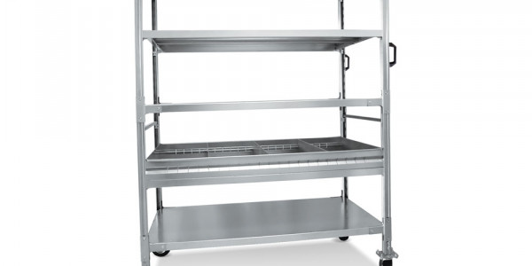 ZINCATI CON PIANI REGOLABILI