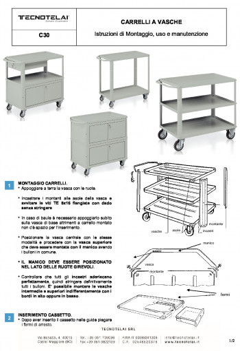 Carrelli a vasche (C30)