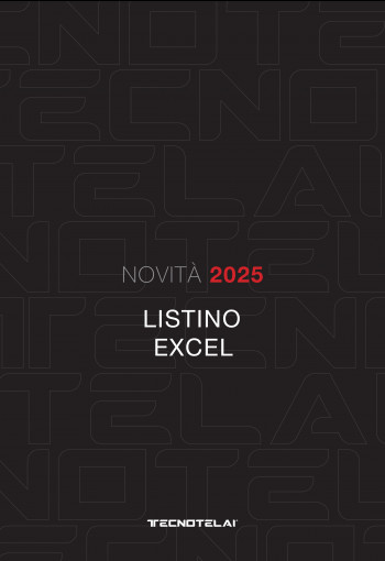 LISTINO NOVITA' EXCEL 2025
