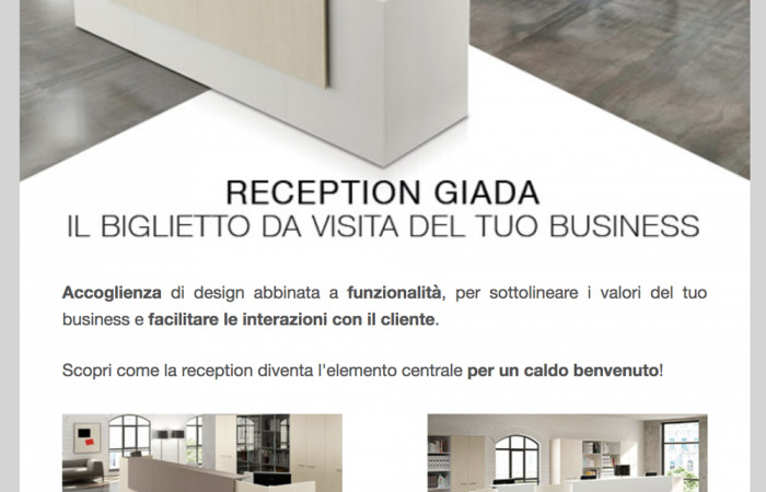 RECEPTION GIADA: IL BIGLIETTO DA VISITA DEL TUO BUSINESS 