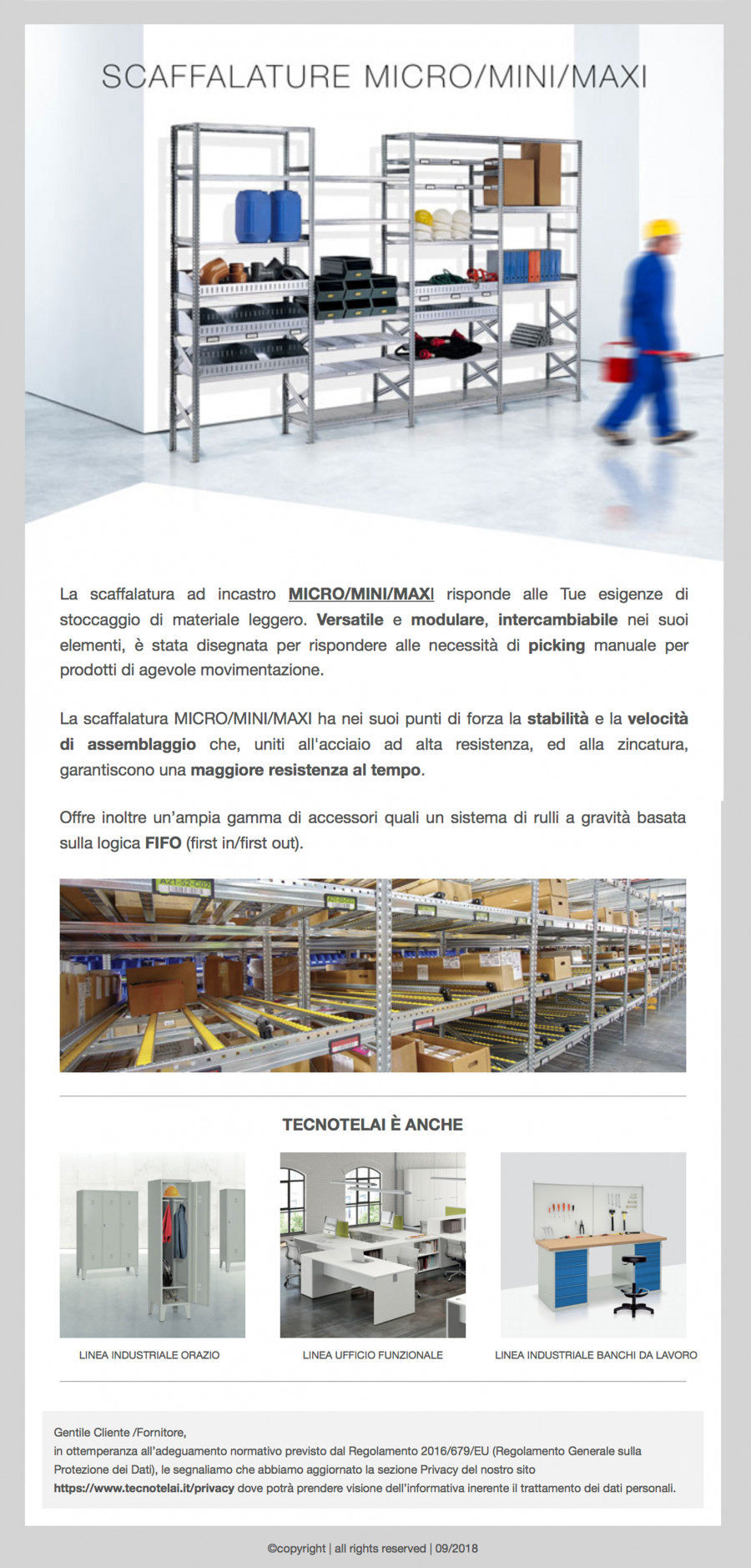 SCAFFALATURE MICRO/MIINI/MAXI