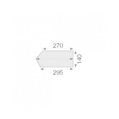 Separatore per art.0330GS mm 320x140h. Zincato