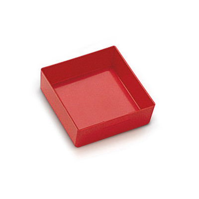 Vaschetta mm 150x150x52h. Rosso