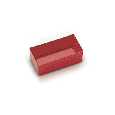 Vaschetta mm 150x75x52h. Rosso