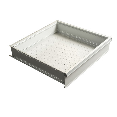 Cassetto mm 600x600x125h. Portata kg.200. Grigio