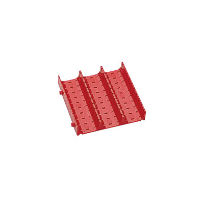 Elemento modulare mm 150x150x28h. Rosso