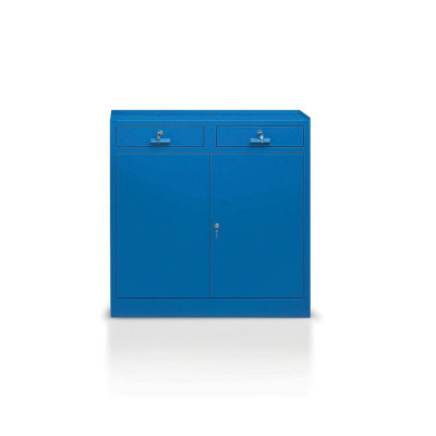 Armadio con 2 cassetti mm 1000x400x1000h. Blu