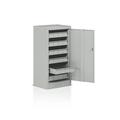 Armadio con 6 cassetti mm 500x400x1000h. Grigio