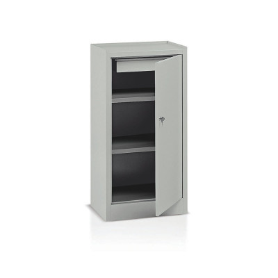 Armadio con cassetto interno mm 500x400x1000h. Grigio