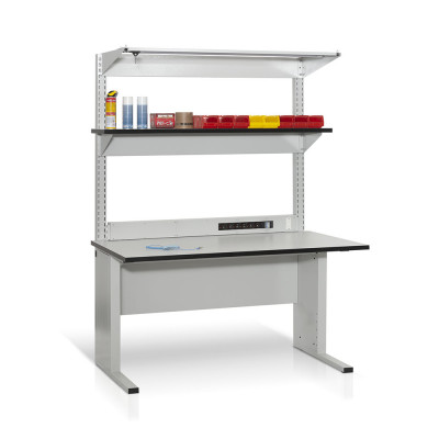 Postazione di lavoro ESD mm 1500x850x800/1950h