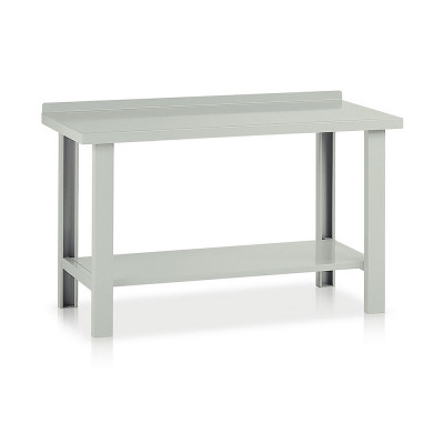 Banco lamiera mm 1500x750x885h. Grigio