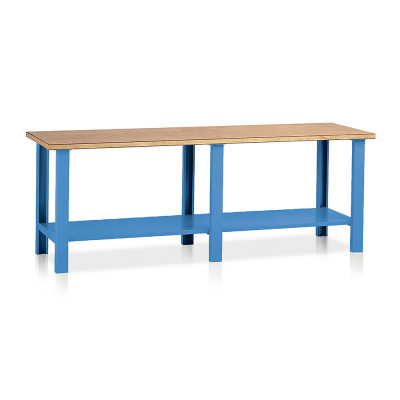 Banco legno mm 2500x750x900h. Blu