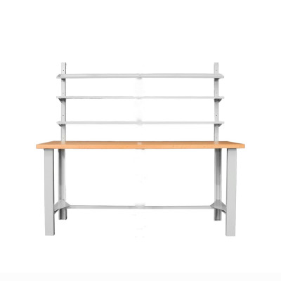 Banco piano legno e 3 mensole, mm.1500