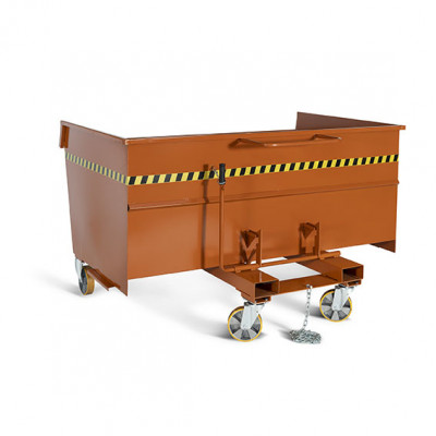 Benna capacità lt 2000. Arancio