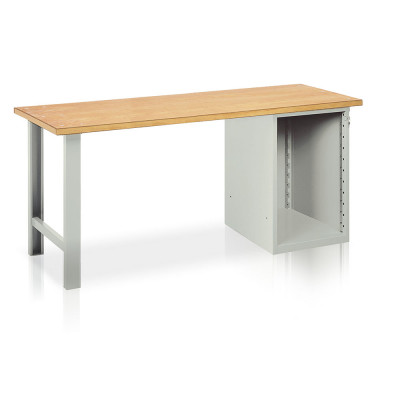 Banco da attrezzare mm 2000x750x900h. Grigio