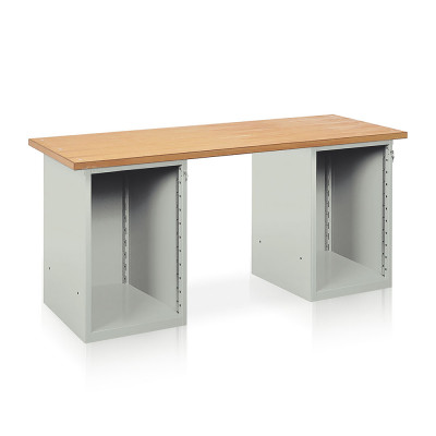 Banco da attrezzare mm 2000x750x900h. Grigio