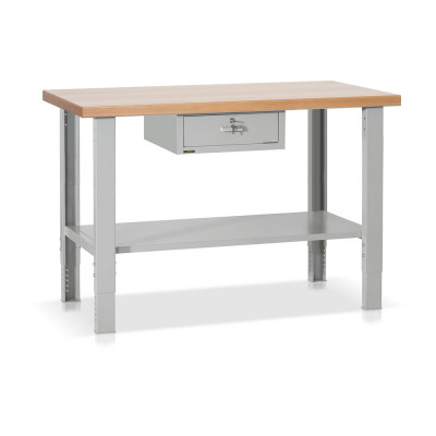 Banco legno elevabile 1 cass. mm 1500x750x700/1090h