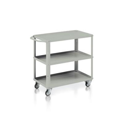 Trolley 3 trays mm. 910Lx450Dx810H. Grey.