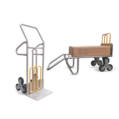 Trolley for ladders.