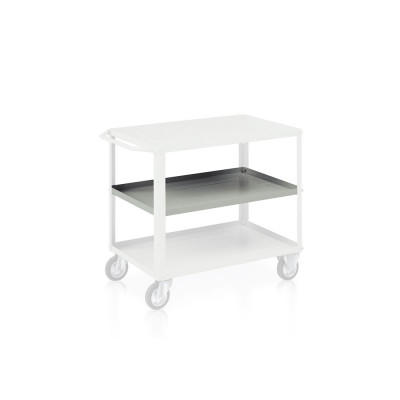 Tray for trolley mm. 930Lx600Dx30H. Grey.