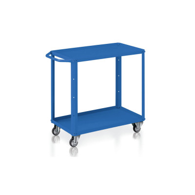 Carrello 2 vasche di mm 800x450. Blu