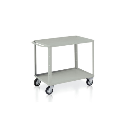 Carrello 2 vasche di mm 930x600. Grigio