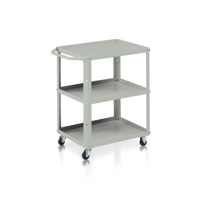 Trolley 3 trays mm. 710Lx450Dx780H. Grey.