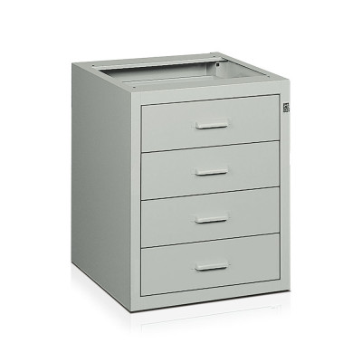 Drawer unit mm. 500Lx565Dx620H. Grey.