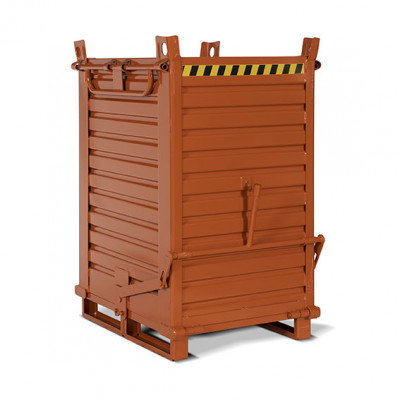 Contenitore mm 1000x800x1250+110h. Arancio