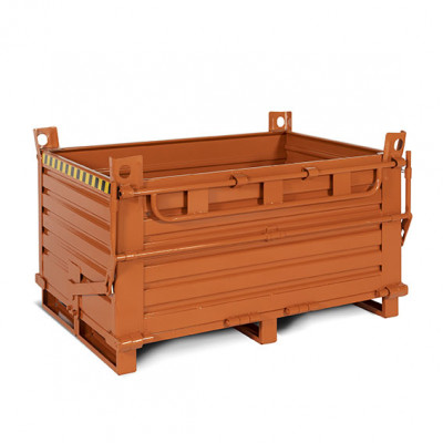 Contenitore mm 1500x1000x650+110h. Arancio