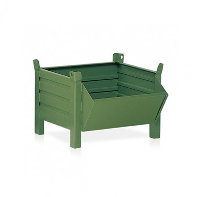 Contenitore mm 800x600/780x400+130h. Verde