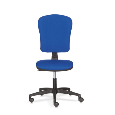 Poltrona Nuova Antares tessuto blu s/braccioli