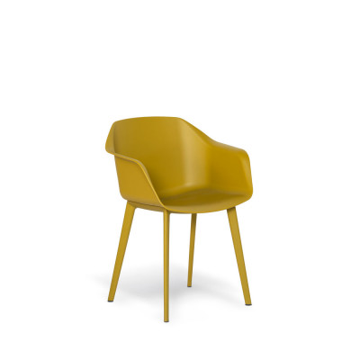 Poltrona Urania giallo senape