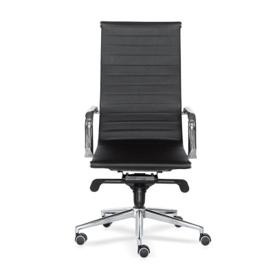 Poltrona Sestante Eco ecopelle nera