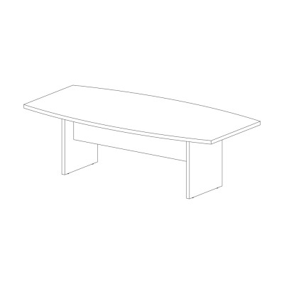 Tavolo mm 2400x1200x740h. Olmo scuro