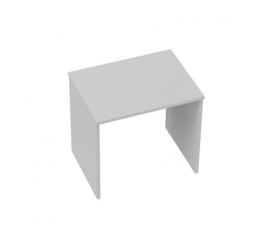 Service table in melamine with sides. Sizes: 800Lx600Dx745H mm.