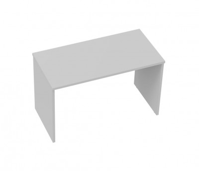 Service table in melamine with sides. Sizes: 1200Lx600Dx745H mm.