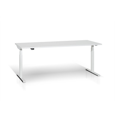 Scrivania elevabile mm 1800. Bianco