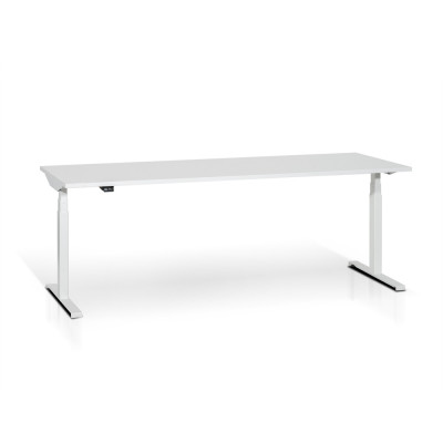 Scrivania elevabile mm 2000. Bianco