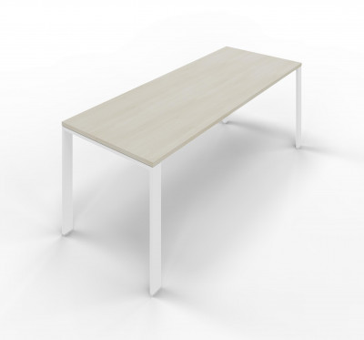 Melamine desk with U legs. Sizes: 1200Lx800Dx745H mm.