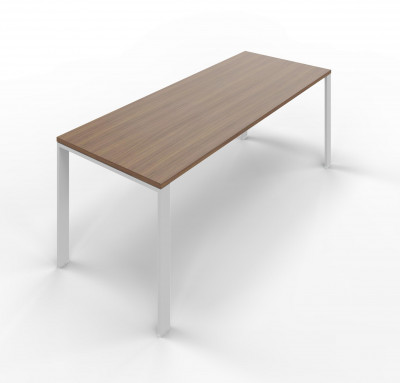 Melamine desk with U legs. Sizes: 1200Lx800Dx745H mm.