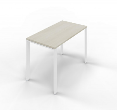 Service table in melamine with U legs. Sizes: 800Lx600Dx745H mm.