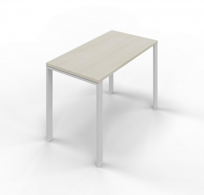 Service table in melamine with U legs. Sizes: 800Lx600Dx745H mm.