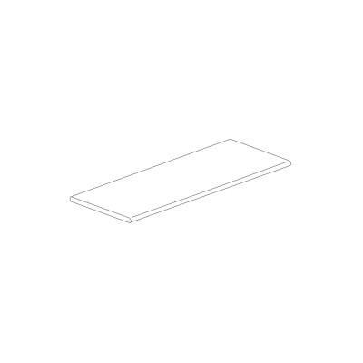 Additional metal shelf for cabinet. White. Sizes: 1190Lx355Dx25H mm