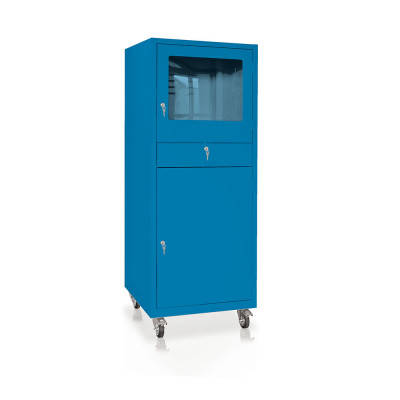 Armadio portacomputer mm 600x600x1655h. Blu