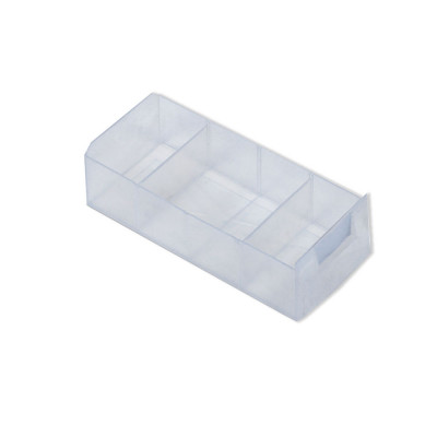 Cassetto in plastica mm 130x300x70h. Traslucido