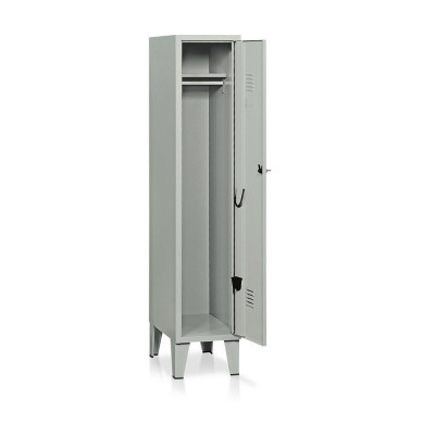 Locker 1 compartment mm. 360Lx500Dx1800H. Grey.