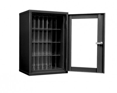 Portacellulari a 28 vani, mm 370x273x550h. Antracite.