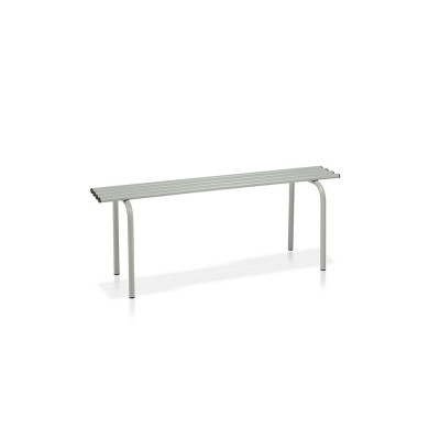 Panca seduta in lamiera mm 1000. Grigio